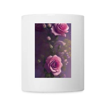 Art floral - Mug blanc - blanc - Devant