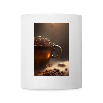 Coffee, coffee beans - Mug - white - Front
