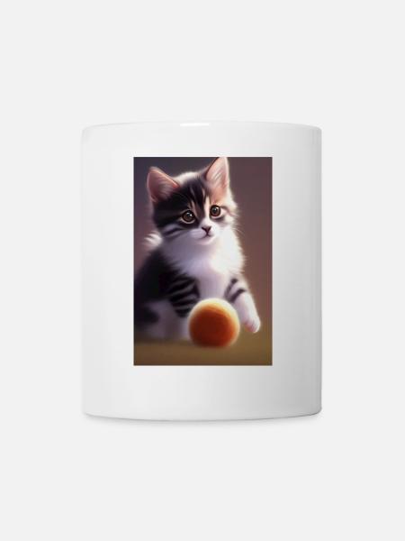 Baby Katze - Tasse - Weiß