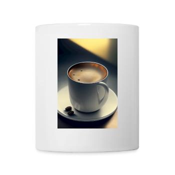 Coffee, coffee beans - Mug - white - Front