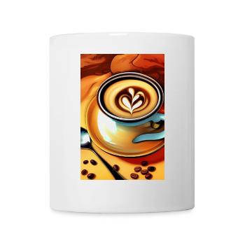 Coffee, coffee beans - Mug - white - Front