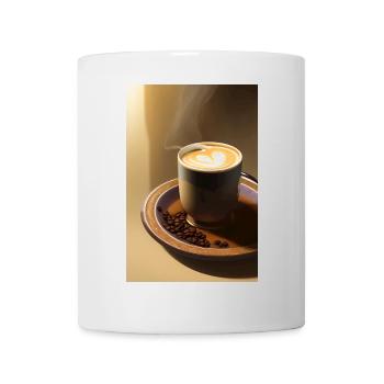 Coffee, coffee beans - Mug - white - Front