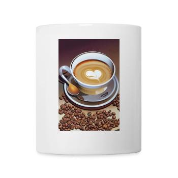 Coffee, coffee beans - Mug - white - Front