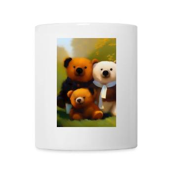 Teddybär - Tasse - Weiß - Vorne
