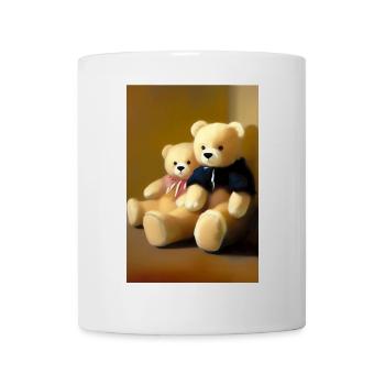 Teddybär - Tasse - Weiß - Vorne