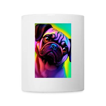 Mops Hund - Tasse - Weiß - Vorne