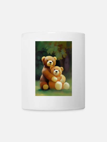 Teddybär - Tasse - Weiß