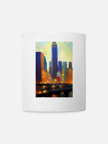 New York City Skyline - Tasse - Weiß