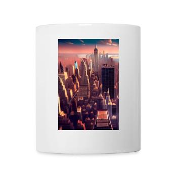 Horizon de la ville de New York - Mug blanc - blanc - Devant