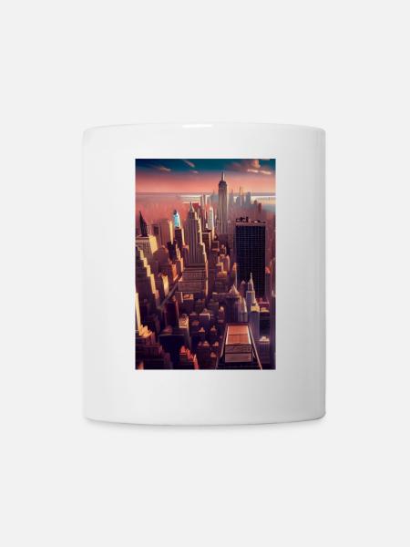 New York City Skyline - Tasse - Weiß
