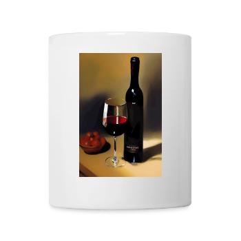 Wein Trinker - Tasse - Weiß - Vorne