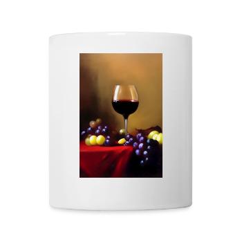 Wein Trinker - Tasse - Weiß - Vorne