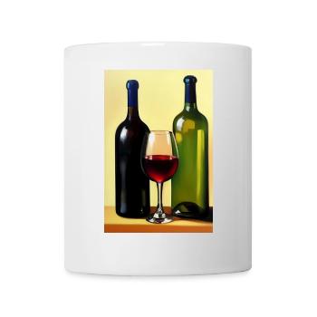 Wein Trinker - Tasse - Weiß - Vorne