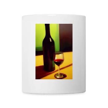 Wein Trinker - Tasse - Weiß - Vorne