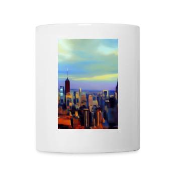 Horizon de la ville de New York - Mug blanc - blanc - Devant