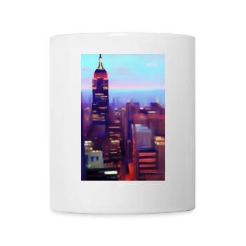 Horizon de la ville de New York - Mug blanc - blanc - Devant