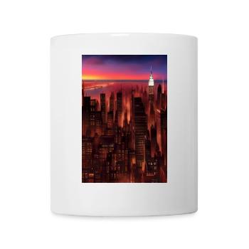 Horizon de la ville de New York - Mug blanc - blanc - Devant