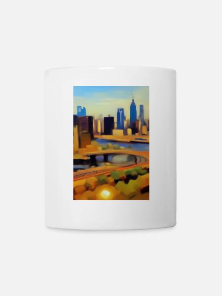 New York City Skyline - Tasse - Weiß