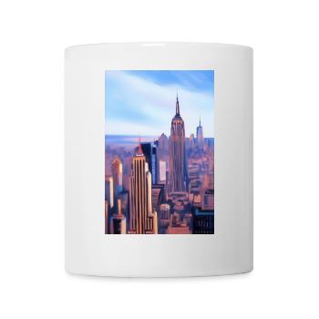 Horizon de la ville de New York - Mug blanc - blanc - Devant