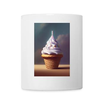Eiscreme - Tasse - Weiß - Vorne