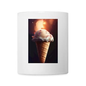 Eiscreme - Tasse - Weiß - Vorne