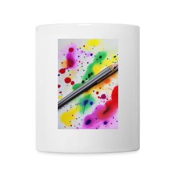 Splashes of paint - Mug - white - Front