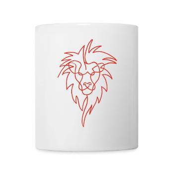 Sketch of the red lion - Mug - white - Front