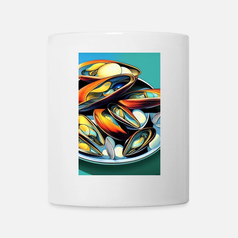 Moules - Mug blanc - blanc