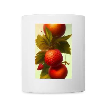 Fraise - Mug blanc - blanc - Devant