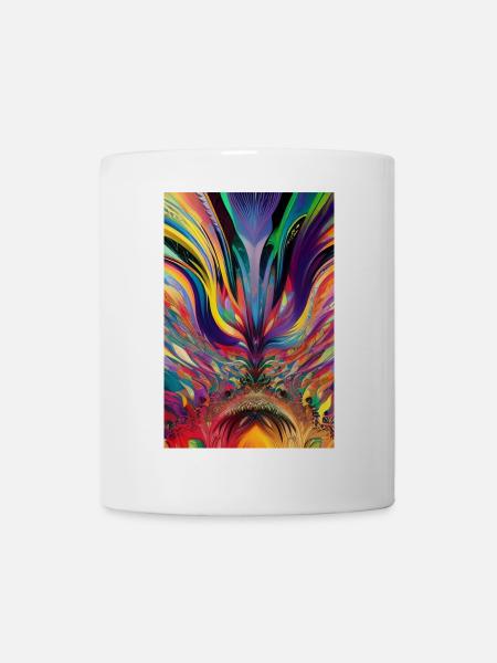 Abstrakte Kunst - Tasse - Weiß
