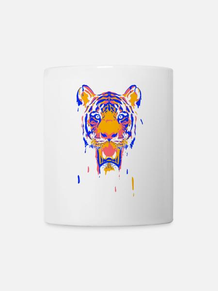 Paint tiger - Mug - white