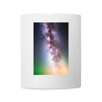 Weltall und Planeten - Tasse - Weiß - Vorne