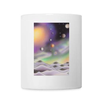 Weltall und Planeten - Tasse - Weiß - Vorne