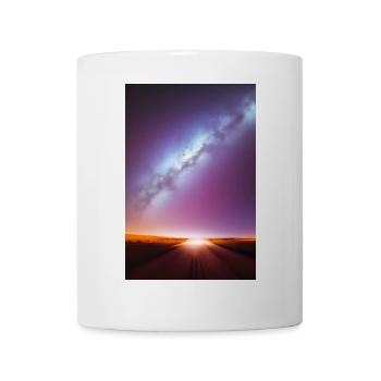 Weltall und Planeten - Tasse - Weiß - Vorne