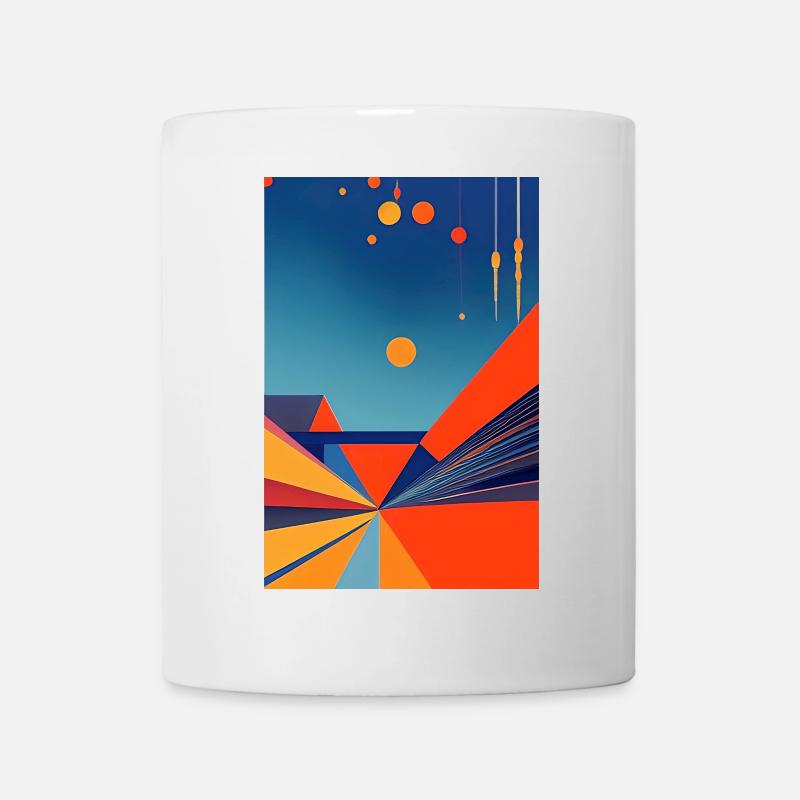 Abstrakte Kunst - Tasse - Weiß