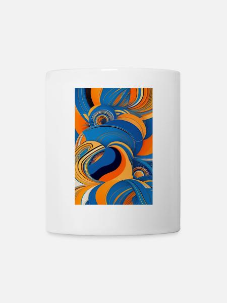 Abstrakte Kunst - Tasse - Weiß