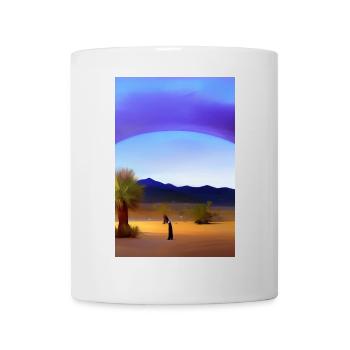 Arabische Wüste - Tasse - Weiß - Vorne