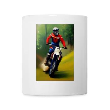 Motocross Riding - Mug - white - Front