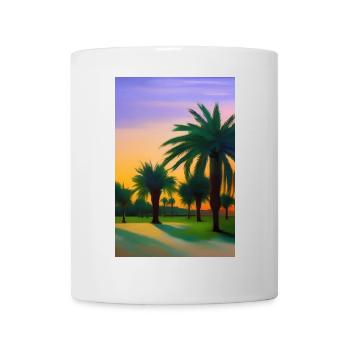 Arabische Wüste - Tasse - Weiß - Vorne