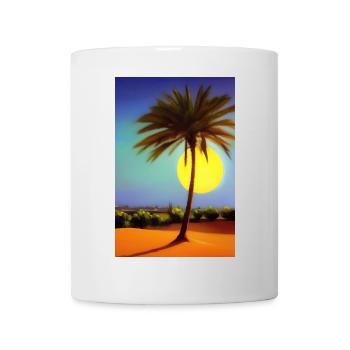 Arabische Wüste - Tasse - Weiß - Vorne