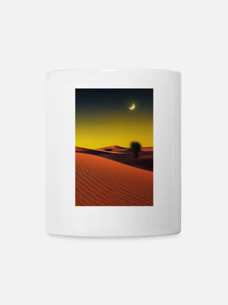 Arabische Wüste - Tasse - Weiß