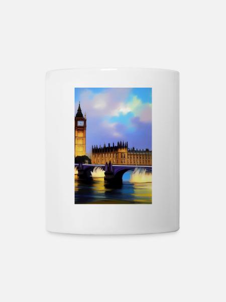 Brücken in London - Tasse - Weiß