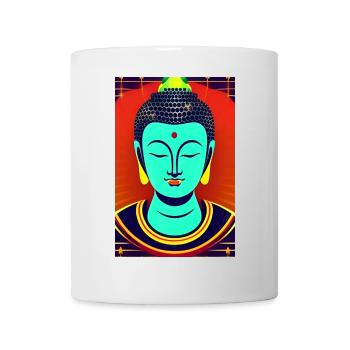 Klassischer Buddha - Tasse - Weiß - Vorne