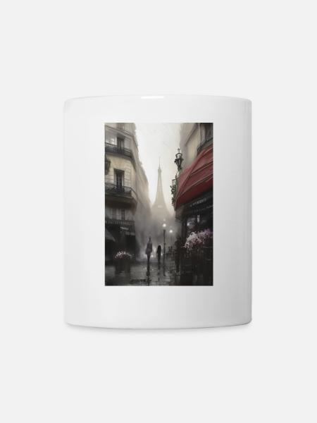 Paris in the rain - Mug - white