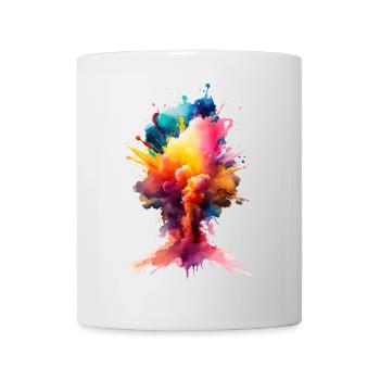 Color needs no words - Farbe braucht keine Worte - Tasse - Weiß - Vorne