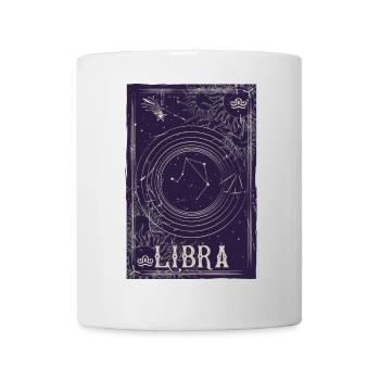 Balance Constellation Ciel nocturne Imprimer - Mug blanc - blanc - Devant