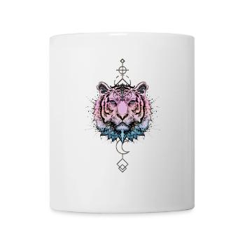 Wonderful colorful tiger - Mug - white - Front