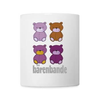 bärenbande - Tasse - Weiß - Vorne