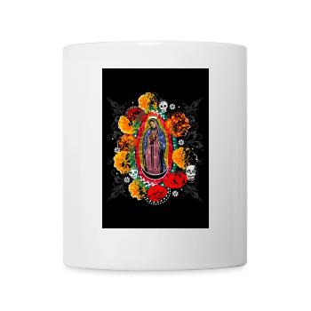 Halloween Day of the Dead Guadalupe - Tasse - Weiß - Vorne