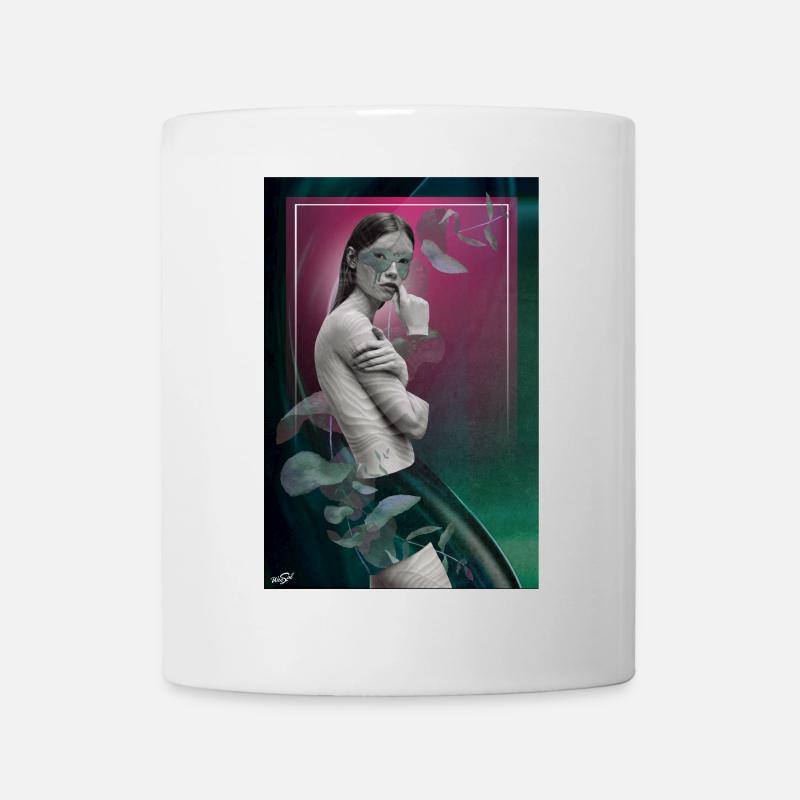 Porträt POSTER - Tasse - Weiß